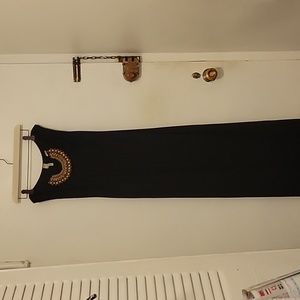 Black Strapless Maxi Dress